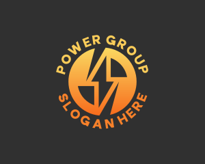 Thunder Electricity Power Logo