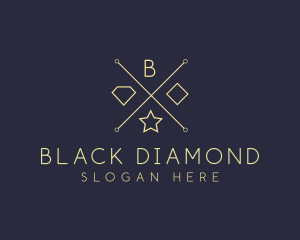 Modern Hip Star Brand logo design