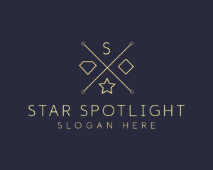 Modern Hip Star Brand logo design