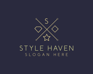 Fashionable - Modern Hip Star Brand logo design
