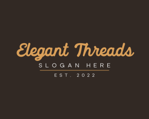 Retro Boutique Business logo design