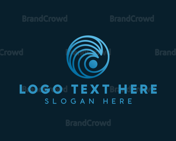 Ocean Wave Surf Logo