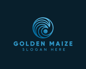 Ocean Wave Surf Logo