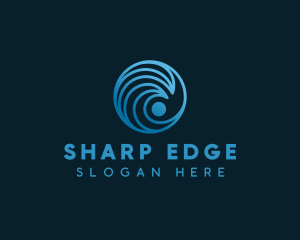 Ocean Wave Surf Logo