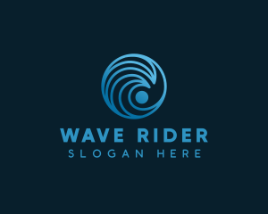 Surf - Ocean Wave Surf logo design