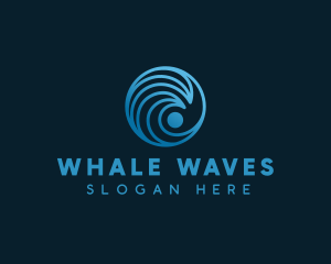 Ocean Wave Surf logo design