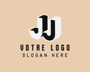 Office - Construction Builder Firm Letter JJ logo design