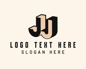 Enterprise - Construction Builder Firm Letter JJ logo design