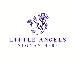 Floral - Floral Woman Skincare logo design