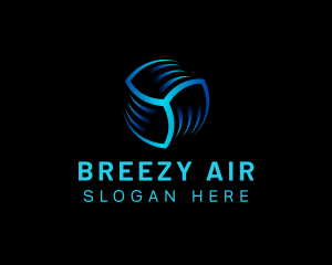 Fan Air Condition Thermal logo design