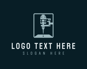 Automation - Industrial Laser Technology logo design