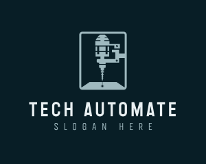 Automation - Industrial Laser Technology logo design