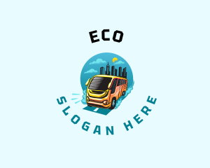 Holiday - Shuttle Bus Transportation logo design