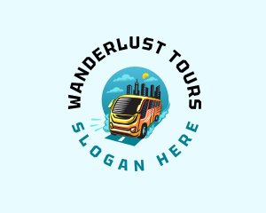 Shuttle Bus Transportation logo design