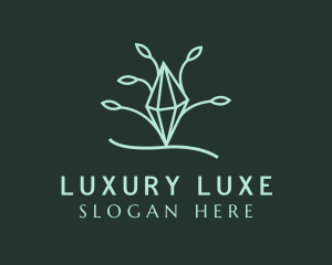 Luxe Diamond Nature logo design