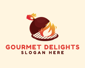 Fire Cook Restaurant logo design