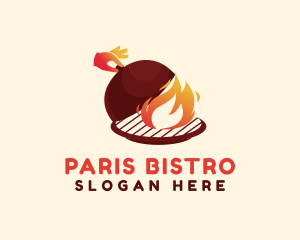 Fire Cook Restaurant logo design