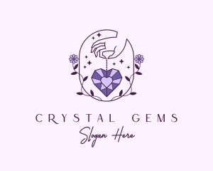 Luxury Heart Jewelry logo design