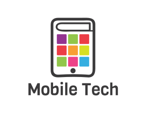 Mobile - Mobile Application Book logo design