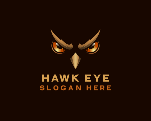 Owl Eyes Beak logo design