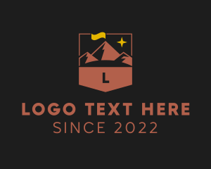 Hills - Mountain Hiking Trek logo design