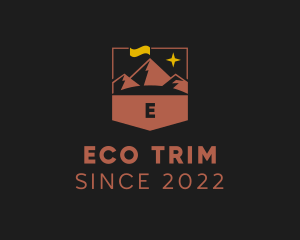 Mountain Hiking Trek logo design