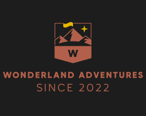 Mountain Hiking Trek logo design