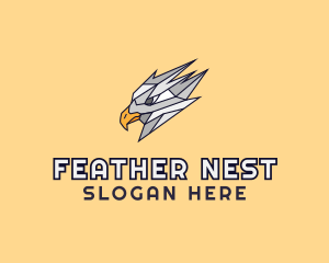 Bird - Geometrics Falcon Bird logo design