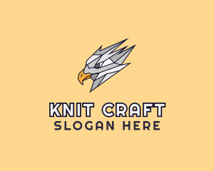 Geometrics Falcon Bird logo design