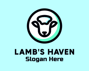 Lamb - Sheep Farm Animal logo design