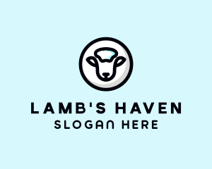 Livestock Sheep Animal  logo design