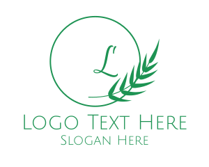 Chic - Minimalist Leaves Lettermark logo design