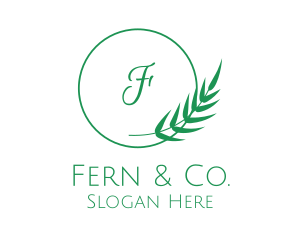 Fern - Natural Leaf Spa logo design