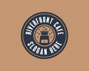 Coffee Mixer Cafe logo design