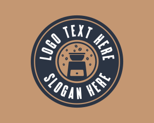 Cafe - Coffee Grinder Cafe logo design