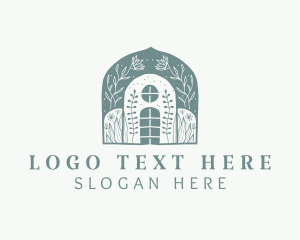 Residential - Natural Floral Home logo design