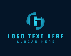 Digital Tech Letter G logo design