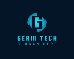 Digital Tech Letter G logo design