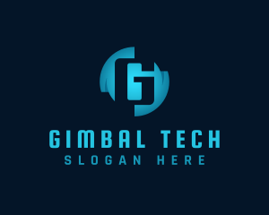 Digital Tech Letter G logo design