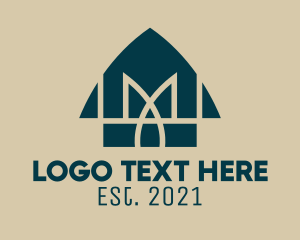 Leasing - Dome Real Estate Property logo design