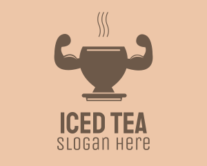 Strong Hot Drink logo design