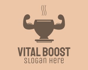 Supplements - Strong Hot Drink logo design