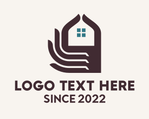 Letter Lc - Hand House Realty Contractor logo design