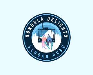 Gondola - Ski Lift Gondola logo design