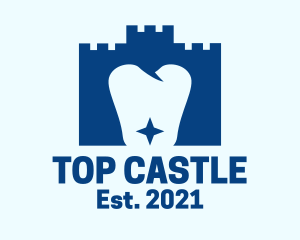 Castle Tower Tooth logo design