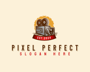 Media Camera Film logo design