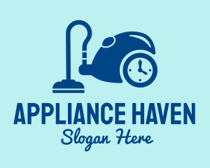 Hoover Cleaning Time  logo design