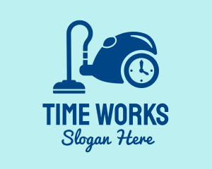 Time - Hoover Cleaning Time logo design