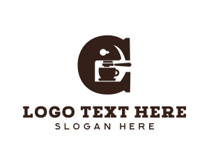 Cup - Coffee Maker Letter C logo design