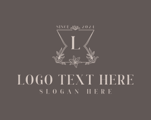 Stylish - Elegant Floral Salon logo design